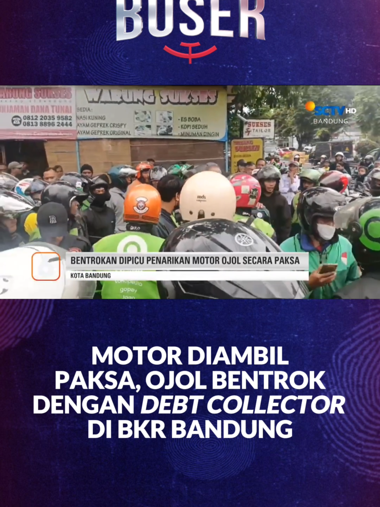 Bentrokan ojol dengan debt collector tak terhindarkan di Jalan BKR Bandung, Jawa Barat. Penyebabnya karena motor diambil paksa. #newssctv #buser #busersctv #ojol #ojoltiktok #ojolviral #bandung #longestvideo #foryour #foryorpage #fyp #viralvideo #viraltiktok
