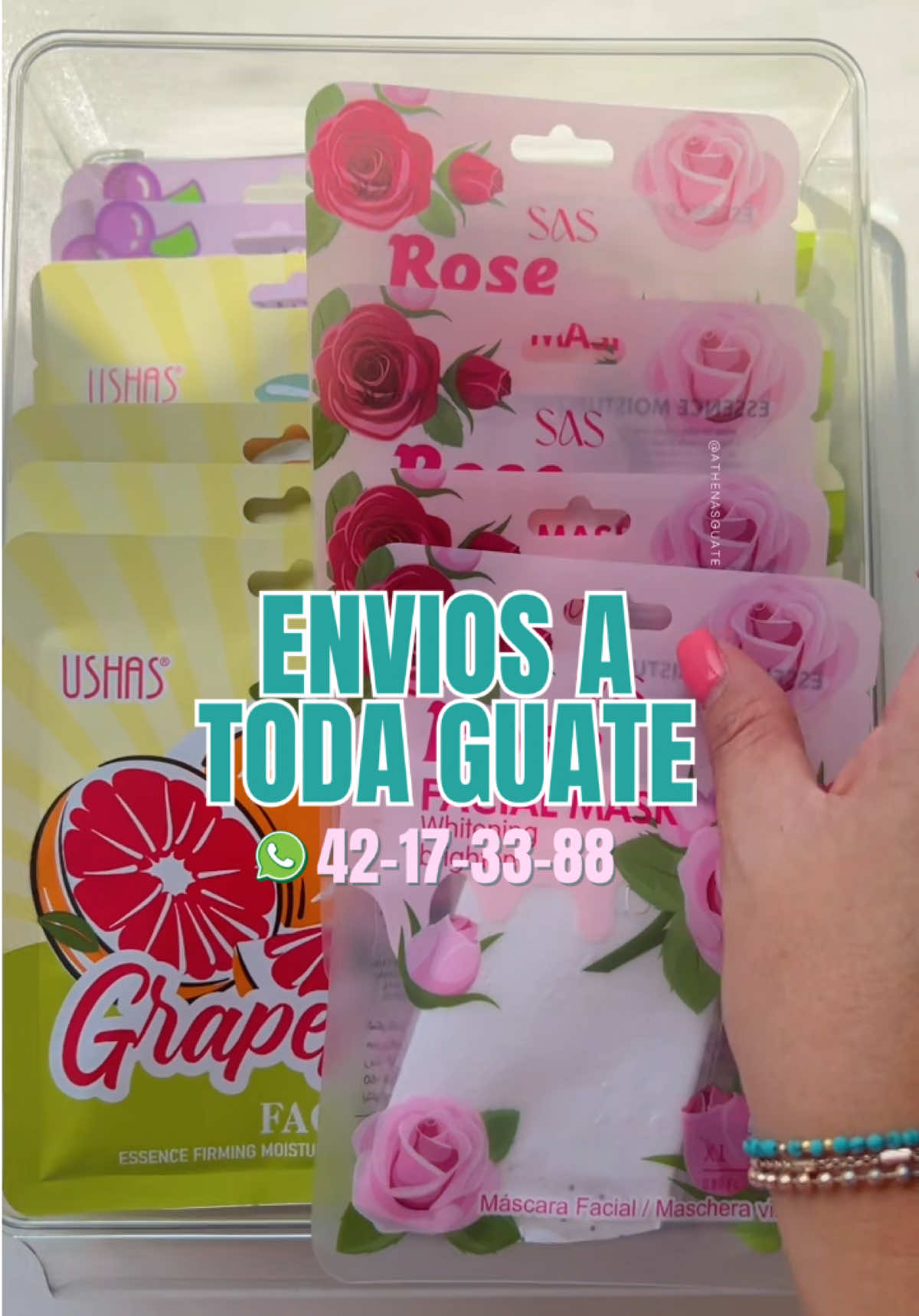 Kit de Mascarillas Faciales  Q100.+envío  #sheetmask #mascarillasfaciales #hidratacion #fypp #skincare 