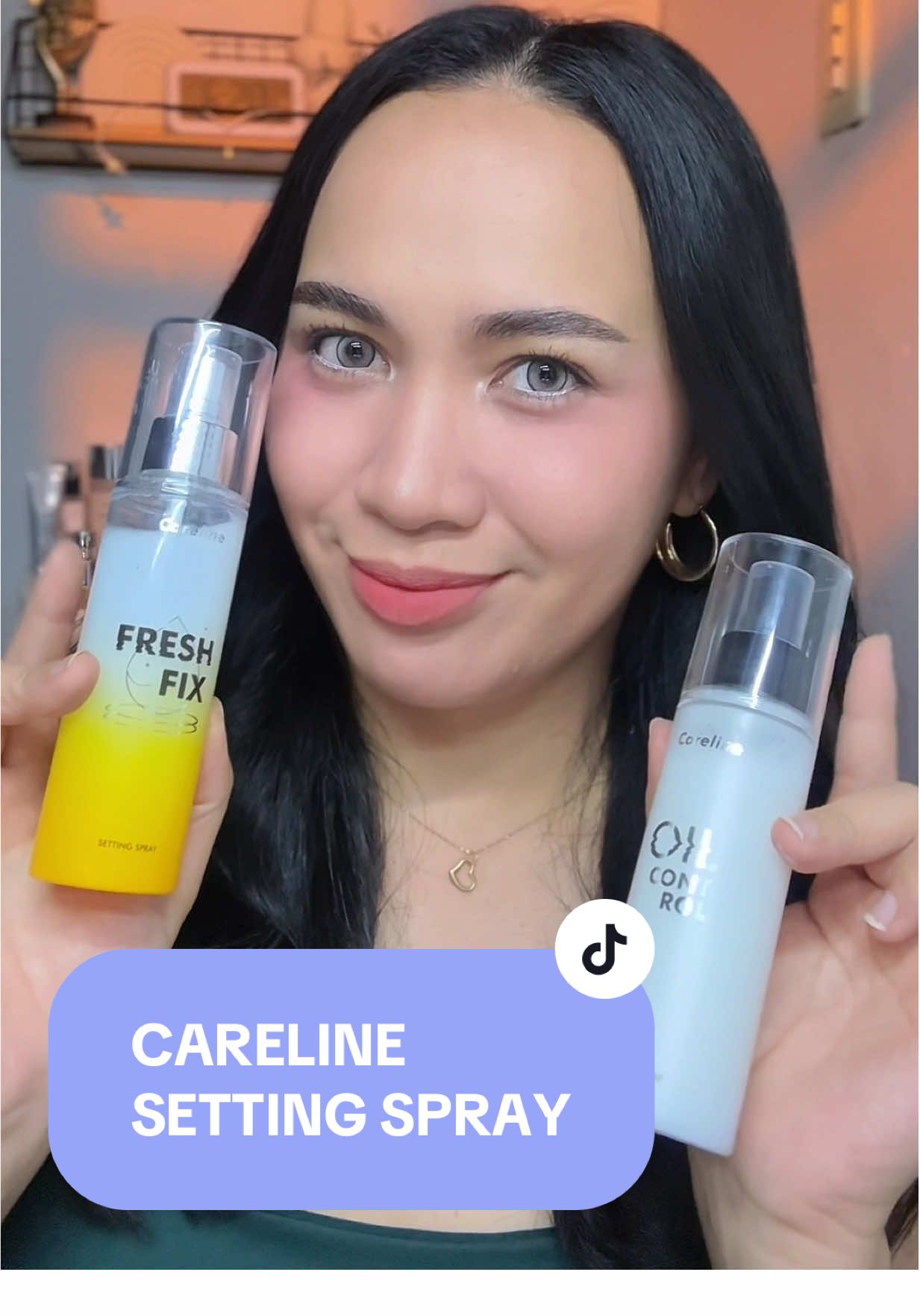 Finally tested the Careline Setting Sprays and they did not disappoint! 💦 @Careline just launched a new variant to pair with their classic Oil Control Setting Spray. 💛 NEW! Fresh Fix Setting Spray gives you a glowing, dewy look while keeping your makeup fresh and hydrated. It’s infused with Snow Mushroom and Aloe Vera for that healthy, luminous finish. 🤍 Oil Control Setting Spray helps control shine and keeps your makeup intact with a soft matte finish. It’s packed with Niacinamide, Cica, and Cucumber Extract for skin-loving benefits. I used both with my sandwich method, and after 8 hours outside, my makeup still looked flawless — even my eyeshadow stayed smudge-proof! Super worth it for the price and quality. Definitely a must-try for both dry and oily girlies! 💖 @beautyscribe.pr  #FreshFixSettingSpray #CarelineOilControlSettingSpray #CarelinePH #SettingSpray #Careline 