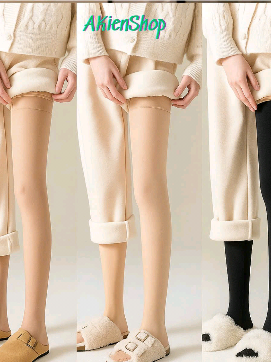 Mấy chị ơi, xem nè! Tất da chân mà ấm như quần nỉ nha 😍 Mặc lên nhìn chân thon, mịn – ai nhìn cũng tưởng da thật luôn đó! #TấtĐùiĐẹp #GiữẤmMùaĐông #ChânĐẹpKhôngLạ #akienshop