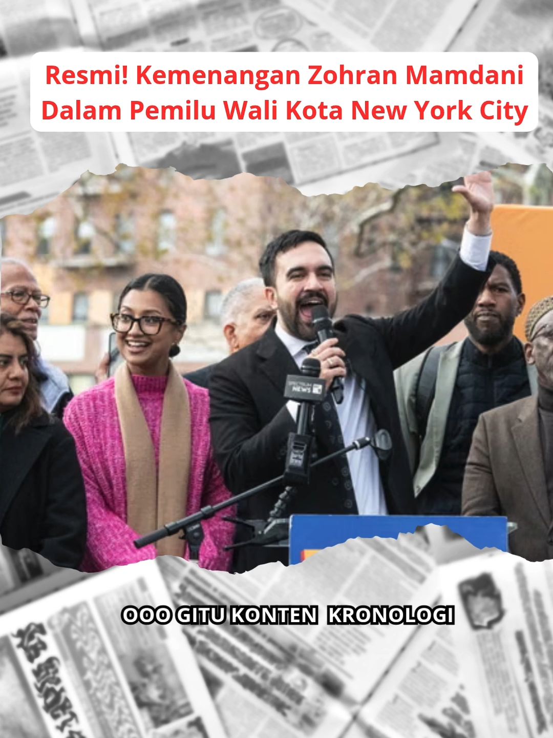 Resmi! Kemenangan Zohran Mamdani Dalam Pemilu Wali Kota New York City Zohran Mamdani, politisi muda keturunan Uganda dan India, resmi memenangkan pemilu Wali Kota New York City dengan 50,4% suara, menumbangkan mantan gubernur Andrew Cuomo. Ia menjadi wali kota Muslim pertama, keturunan Asia Selatan pertama, dan termuda dalam satu abad terakhir yang memimpin kota terbesar di Amerika. Namun kemenangan ini bukan akhir, melainkan awal dari ujian besar! Mampukah Mamdani mewujudkan janji-janji progresifnya? mulai dari sewa terjangkau hingga transportasi gratis di jantung kapitalisme dunia? #zohranmamdaniformayor #zohranfornyc #zohranmamdani #nyc2025 #NewYorkElection #sejarahbaru #Politik #USA #democratic #socialist#kemenangan #freedom #election #fyp #reels #fypindonesia #beritaviral