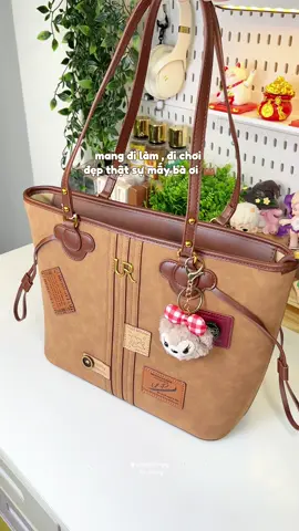 Túi màu nâu sang xỉu , còn dễ phối đồ nữa 👜 #tuixach #itmkchi #tuixachnu #review #thaothichriviu 