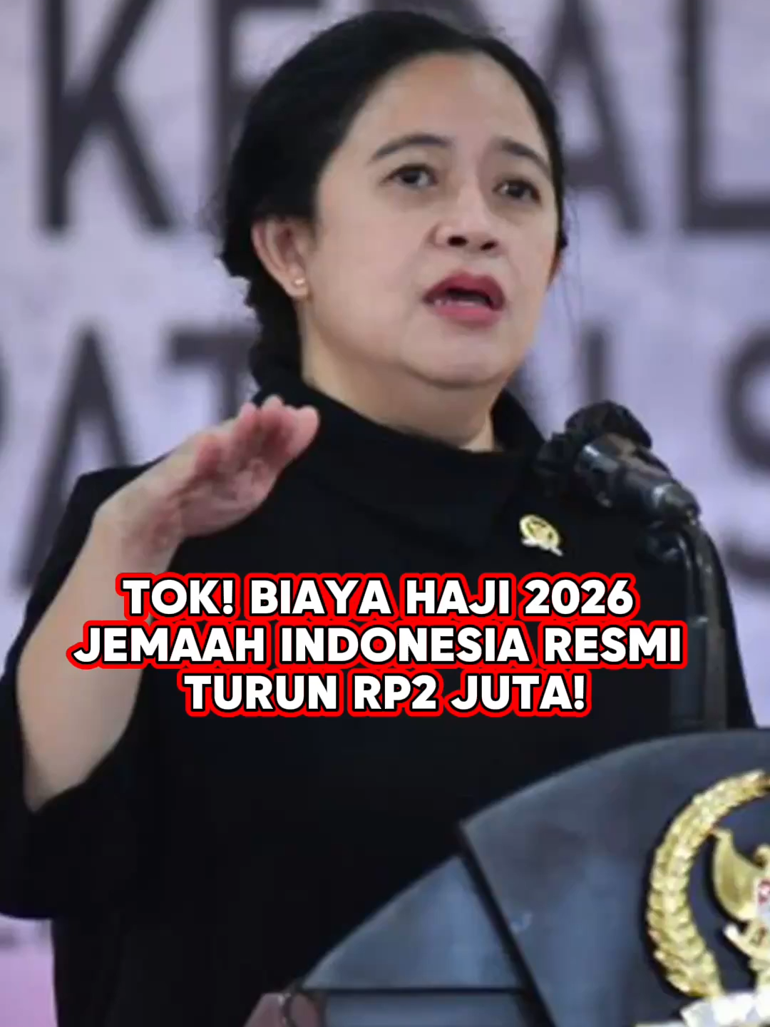 Alhamdulillah, Ketua DPR RI Puan Maharani sudah meresmikan bahwa biaya Haji 2026 turun sebesar Rp2 juta! Alhamdulillah bisa meringankan sedikit beban jamaah yang ingin beribadah. #pdiperjuangan #fraksipdiperjuangan #puanmaharani #biayahaji #haji #Viral