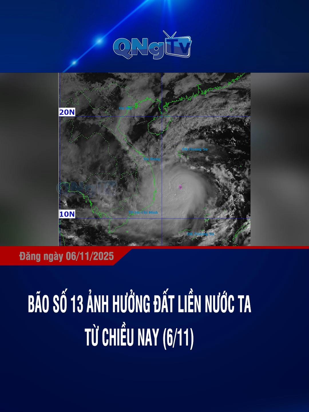 Bão số 13 ảnh hưởng đất liền nước ta từ chiều nay (6/11) #dthquangngai #quangngai #76quangngai #tiktoknews #onhaxemtin #truyenhinhquangngai #tintuc #xuhuong #thinhhanh #ti̇ktok #congan #dthquangngaimcv #ptq #kontum #bão #bãosố13 #bãokalmaegi