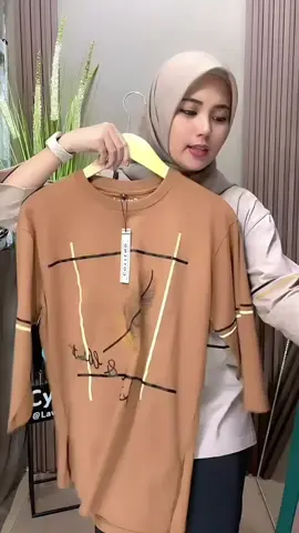 COTTEND Oversized BULU Baju Kaos Atasan Wanita #setelanwanita #ootdsimple #kaoswanita #fpy 