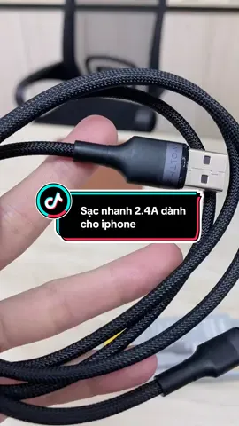 Cáp sạc nhanh Usb - Lightning 2.4A dành cho iPhone #sacnhanh #hangchinhhang #voltme #baseus #phukiendienthoai  