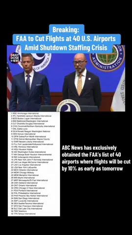 #FAA #FlightCuts #GovernmentShutdown #AirTravel #TravelAlert     