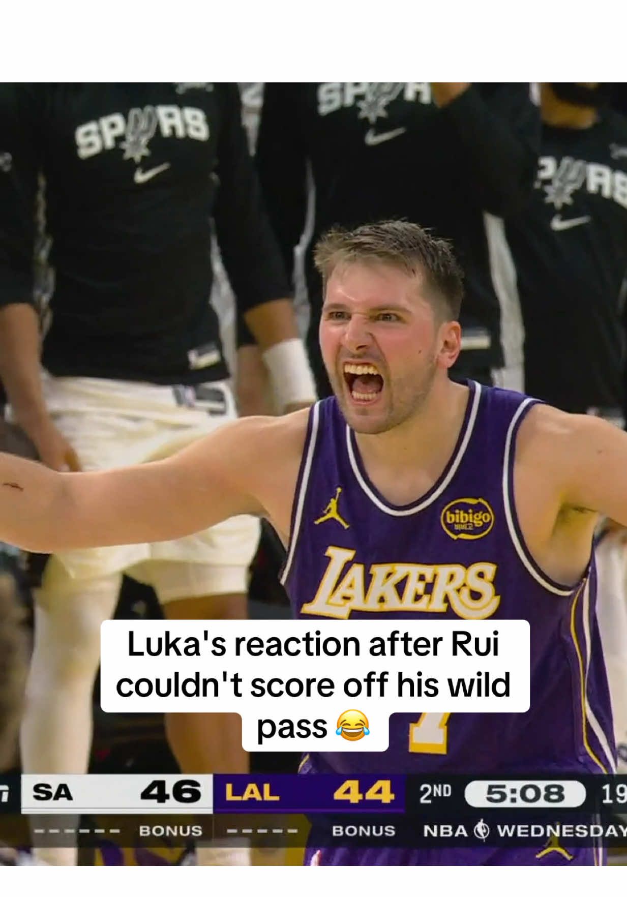This is too good 😂 #NBA #basketball #lukadoncic #lakers #nbaonespn 