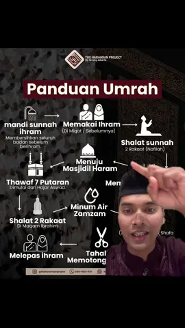 manasik umrah ga sampe dua menit #hakamsyakiri #tourleader 