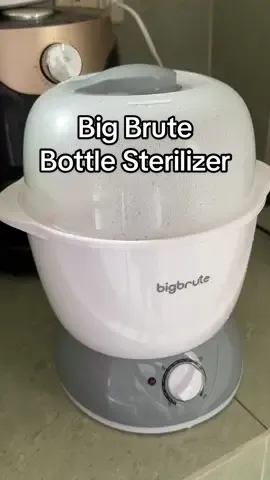 Kung nesting kana para sayo ito, hanggang sa second born ko eto pa rin gamit namin napakatibay 🤍 #bigbrute #bottlesterilizer #babybottlesterilizer #nestingmommas #babymusthaves 