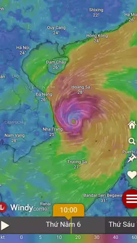 TIN ĐẶC BIỆT KHẨN CẤP: BÃO SỐ 13 ĐÃ MẠNH LÊN TỚI CẤP 15 Hiện tại bão đã tăng cường độ lên đầu cấp 15. Dự báo chiều đến đêm nay, các xã phường phía đông tỉnh Gia Lai ( Xã Phù Mỹ, Xã An Lương, Đề Gi, Xã Bình Dương, Xã Phù Mỹ Tây, Xã Phù Mỹ Bắc, Xã Phù Mỹ Đông, phường Bồng Sơn, Phường Hoài Nhơn Bắc, Phường Hoài Nhơn, Phường Hoài Nhơn Đông, Phường Tam Quan, Hoài Nhơn Tây) và các xã phương phía Đông Nam của tỉnh Quảng Ngãi  có  gió mạnh cấp 11-13, giật cấp 15-16. Với sức gió này, nguy cơ rất cao giật đổ nhà không kiên cố, các nhà cấp 4. Ngay từ bây giờ, bà con khẩn trương sơ tán đến các nhà kiên cố. Thông tin cập nhật từ Trung tâm Dự báo Khí tượng Thủy văn Quốc Gia #baoso13 #tintucthoitiet #thotitiet #khituongthuyvan 