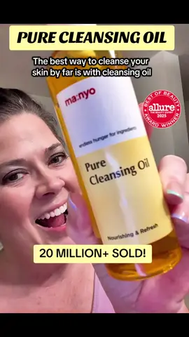 Experience Ma:nyo's Pure Cleansing Oil, Allure's 2025 Best of Beauty Award Winner! #manyo #cleansingoil #makeupremover #clearskin #cleanpores @ma:nyo US 