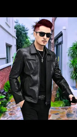 Áo khoác da lót dù cao cấp dây kéo thời trang bonado #aokhoacdanam #aokhoacda #aoda #thoitrangtet2026