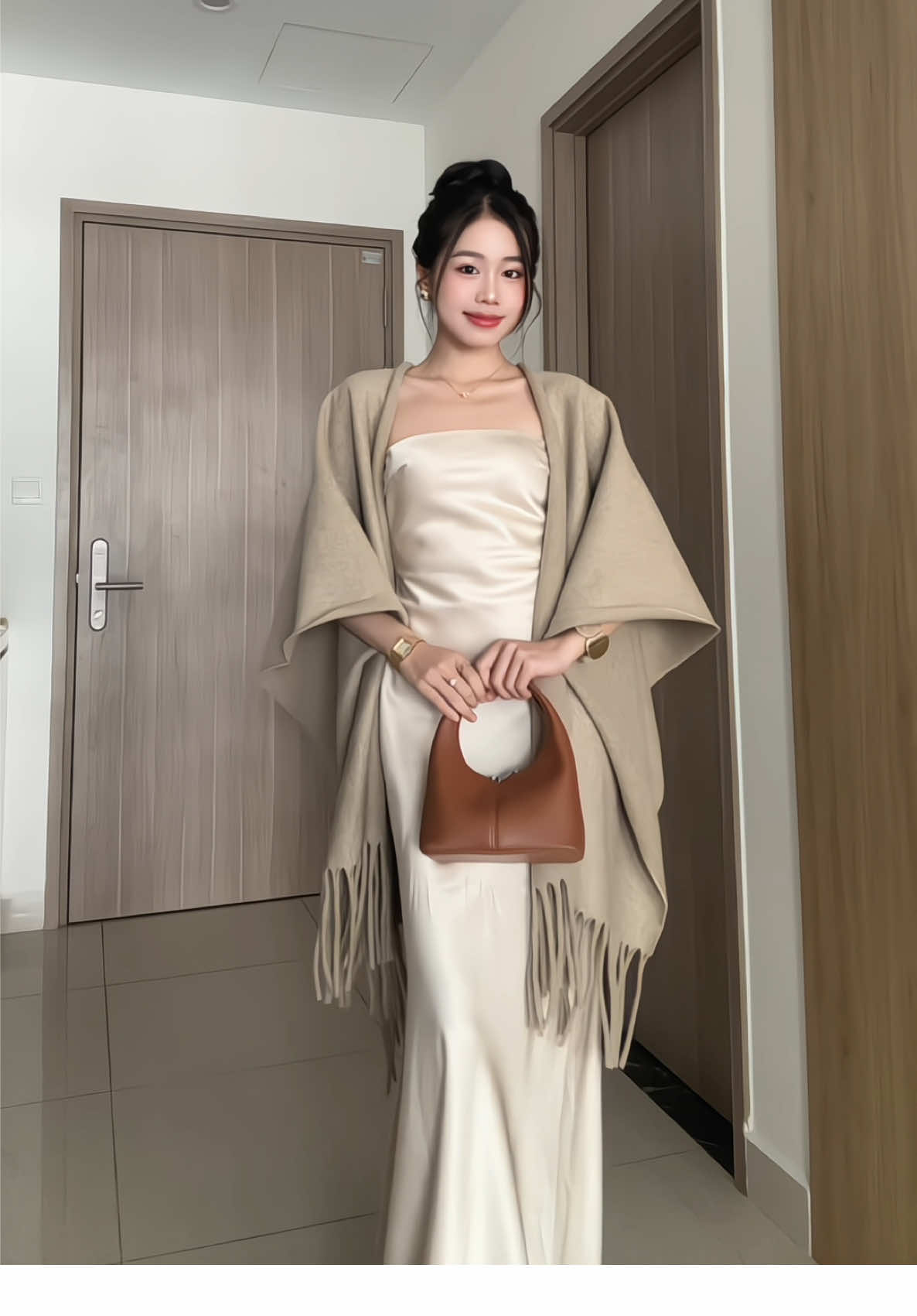 Khăn mùa đông vừa ấm vừa sang cho mấy chị em nè