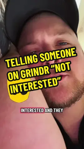 Telling someone on Grindr that you’re not interested is inviting rudeness into your life. Sometimes it’s better to block. #grindr #gaytiktok #gay #datingapps #notinterested 