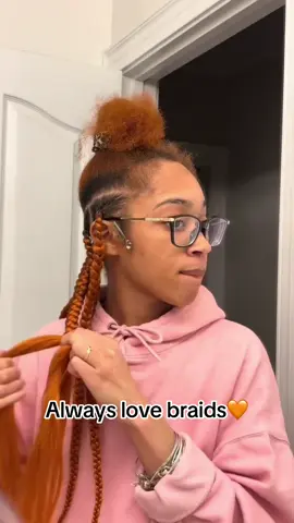 Always love braids🧡🔥 #knotlessbohobraids #braidbob #bobbraids #feedinbraids #explore 