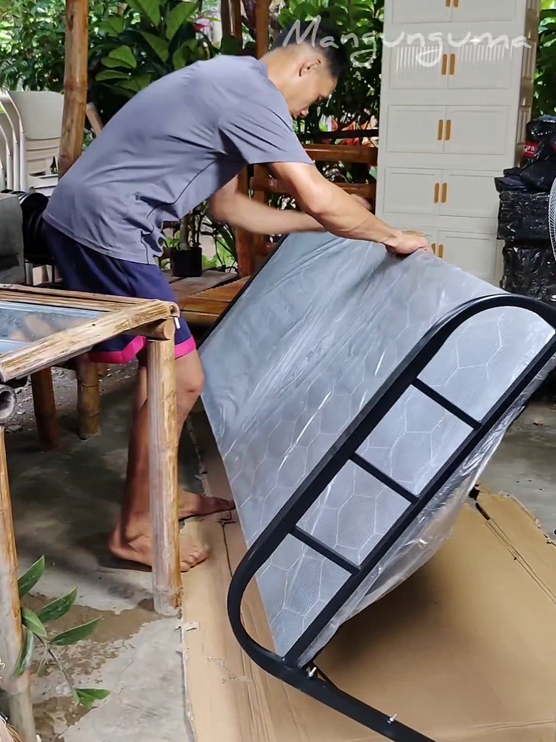 💚 Foldable Bed 💚 available single size and double 💚 #totomangunguma #foldablebed 