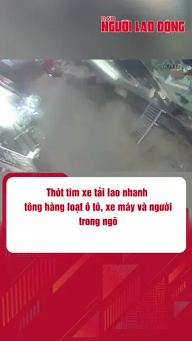 Ngày 6-11, Phòng Cảnh sát giao thông, Công an TP Hà Nội đang phối hợp với lực lượng chức năng điều tra, làm rõ vụ xe tải tô.ng hàng loạt phương tiện rồi bỏ chạy. #hanoi #xetai #tiktok #tintuc #baonguoilaodong