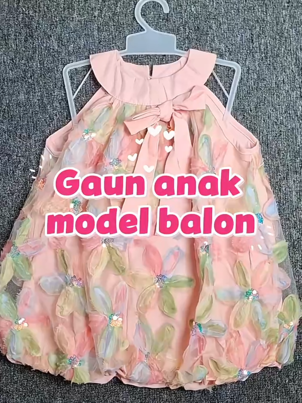 Gaun anak lucu model balon #gaunanak #gaunanaklucu #gaunanakimport #fyp 