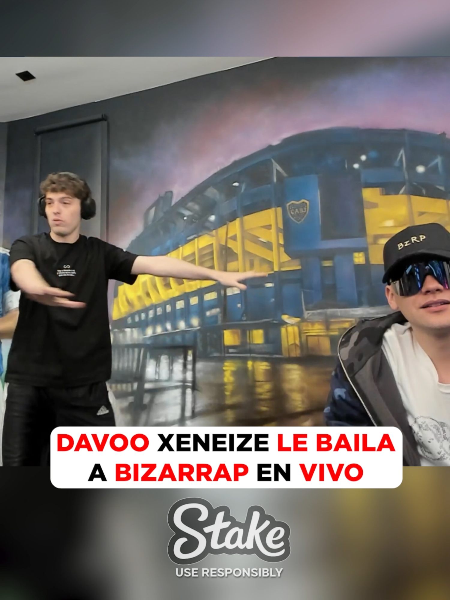 DAVOO XENEIZE LE BAILA A BIZARRAP EN VIVO Y SE VA DEL STREAM #argentina #kick #lacobraaa #davooxeneize #bizarrap #bocajuniors