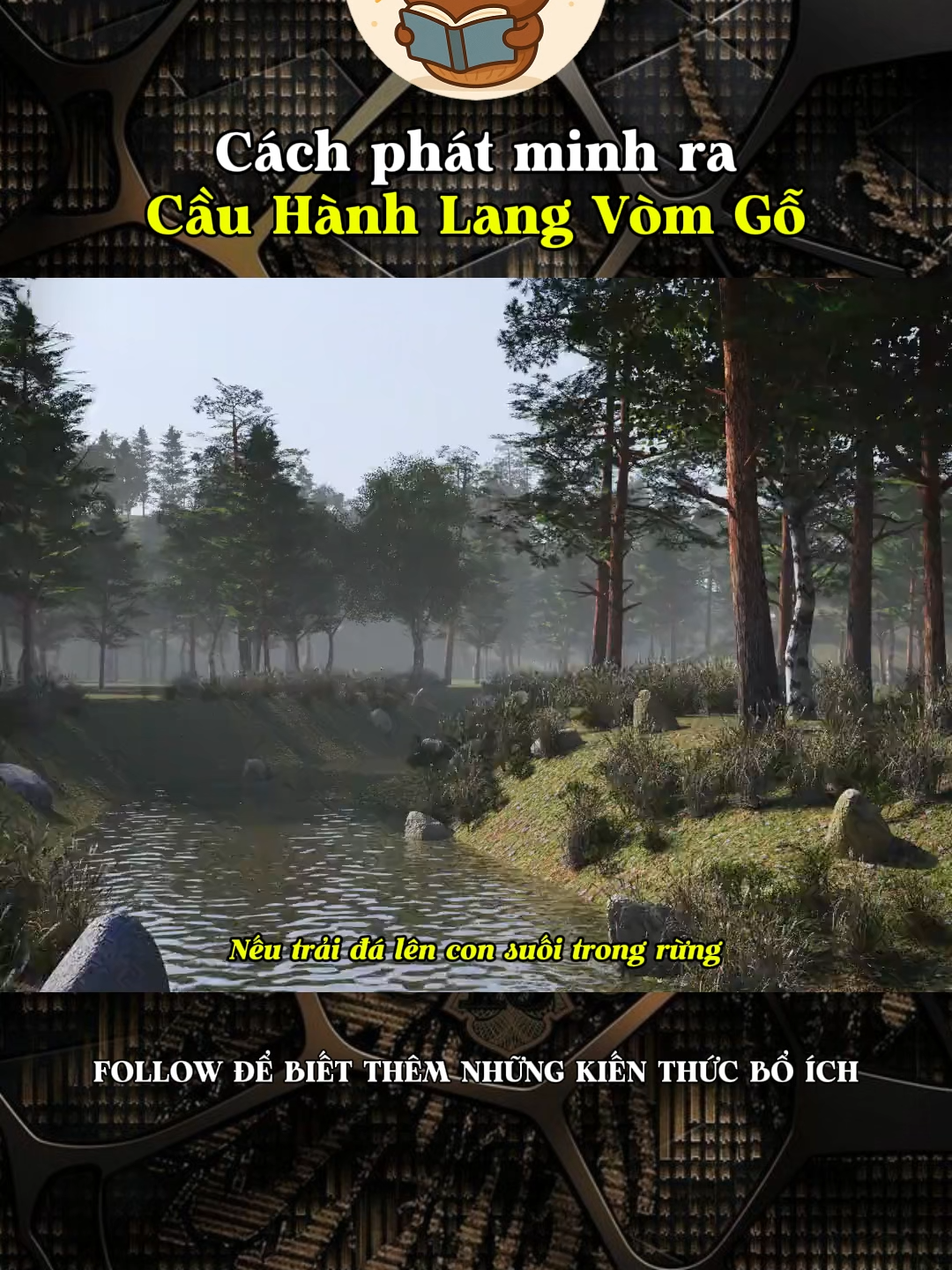 Cách phát minh ra Cầu Hành Lang Vòm Gỗ#kienthucthuvi #khoahoc #khampha #LearnOnTikTok #kienthuc #xh