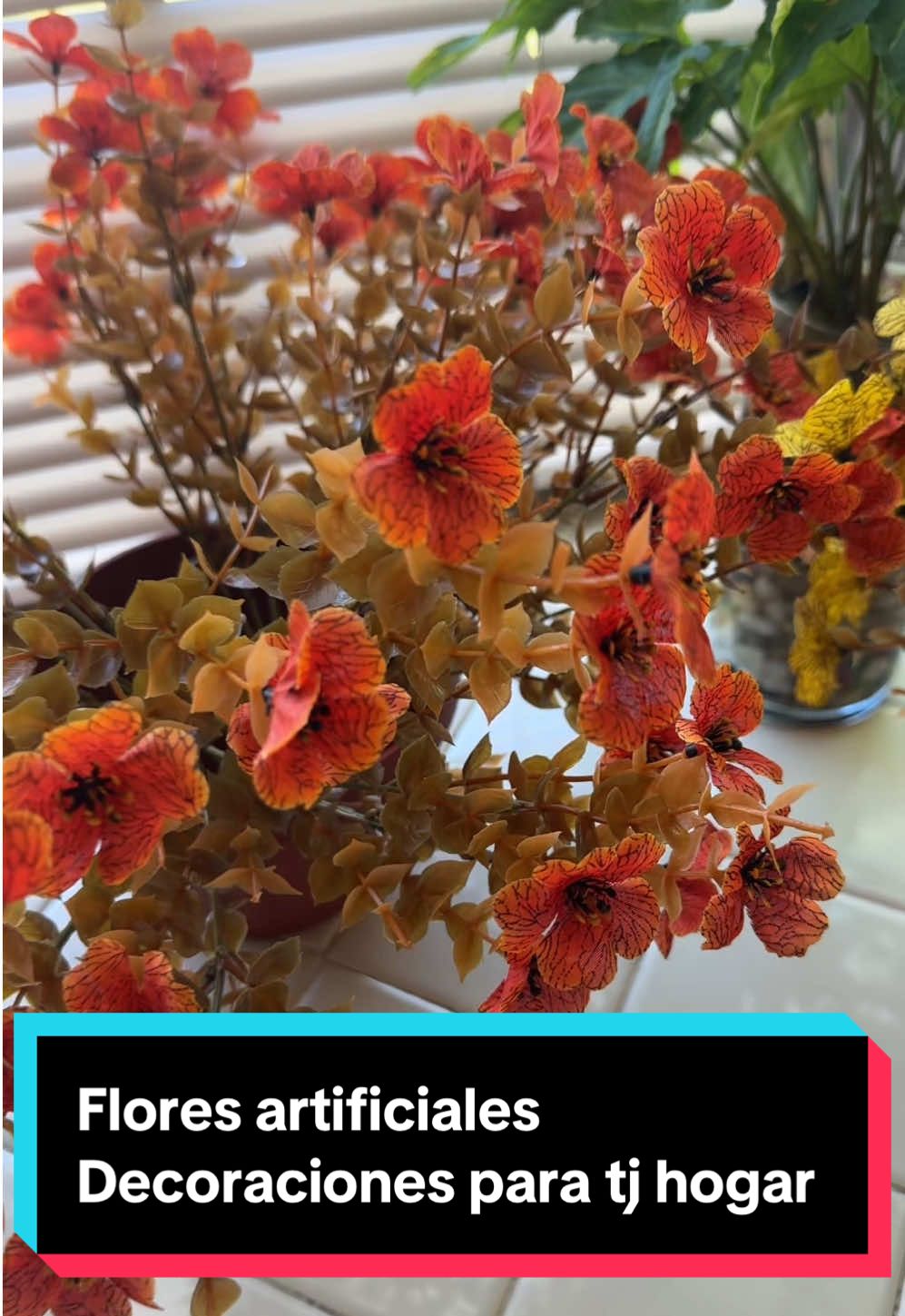 Flores artificiales para decorar cualquier área,una nueva a decoración para tu hogar#regalonavideño🎄 #blackfridaytiktokshopsale #decoracionhogar💗💗💗💗💗 #floresartificiales #espigasdeflores