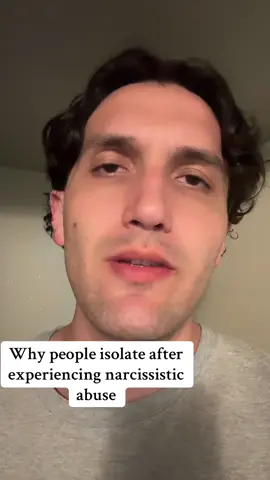 Why people isolate after experiencing narcissistic abuse… #narcissisticabuse #healing #awakening #trauma #fyp
