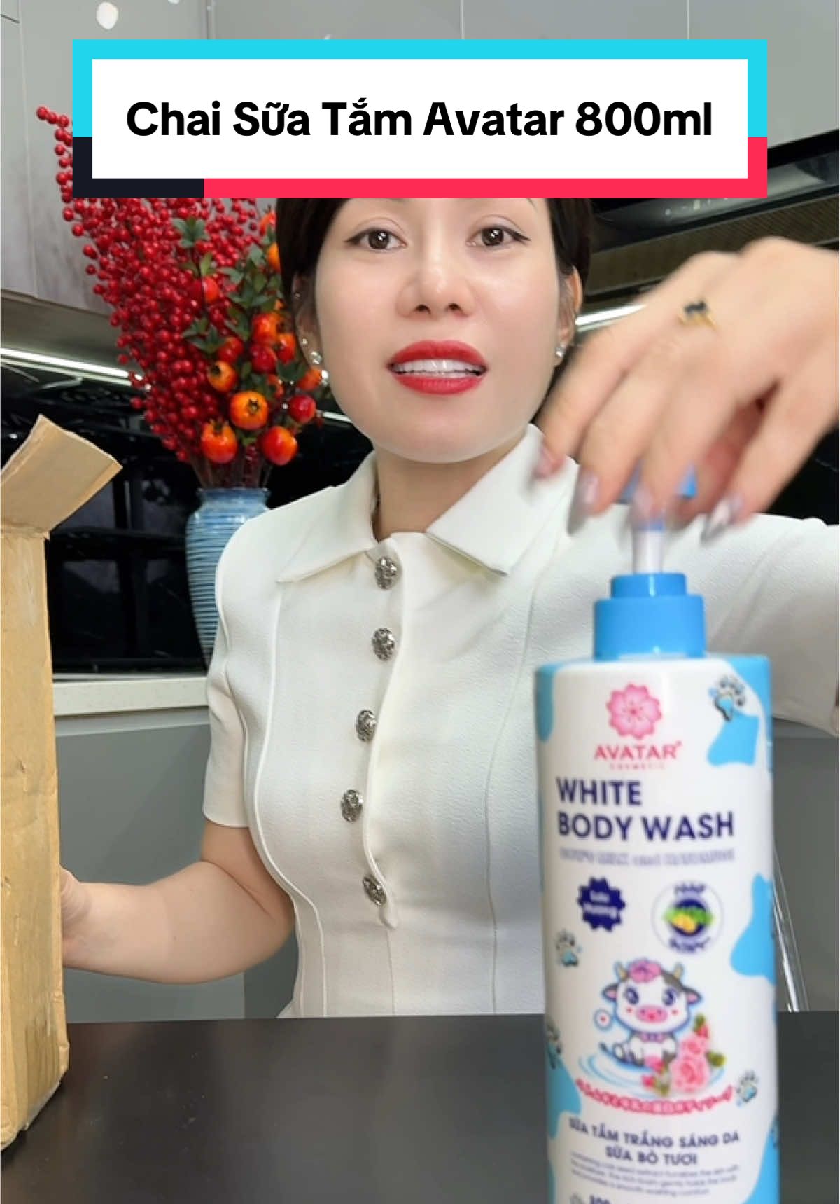 {Bán Chạy} Chai Sữa Tắm Avatar 800ml Hatomugi & Sữa Bò Tươi Dưỡng Trắng, Mịn Da #suatam #suatamtrangda #suatamavatar #cindythuyttichcuc #viral 