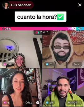 #luissanchez @Luis Sánchez 🥤 @Karim @karim Sanchez 