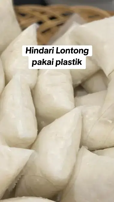 Bahaya makan lontong yg dibungkus plastik