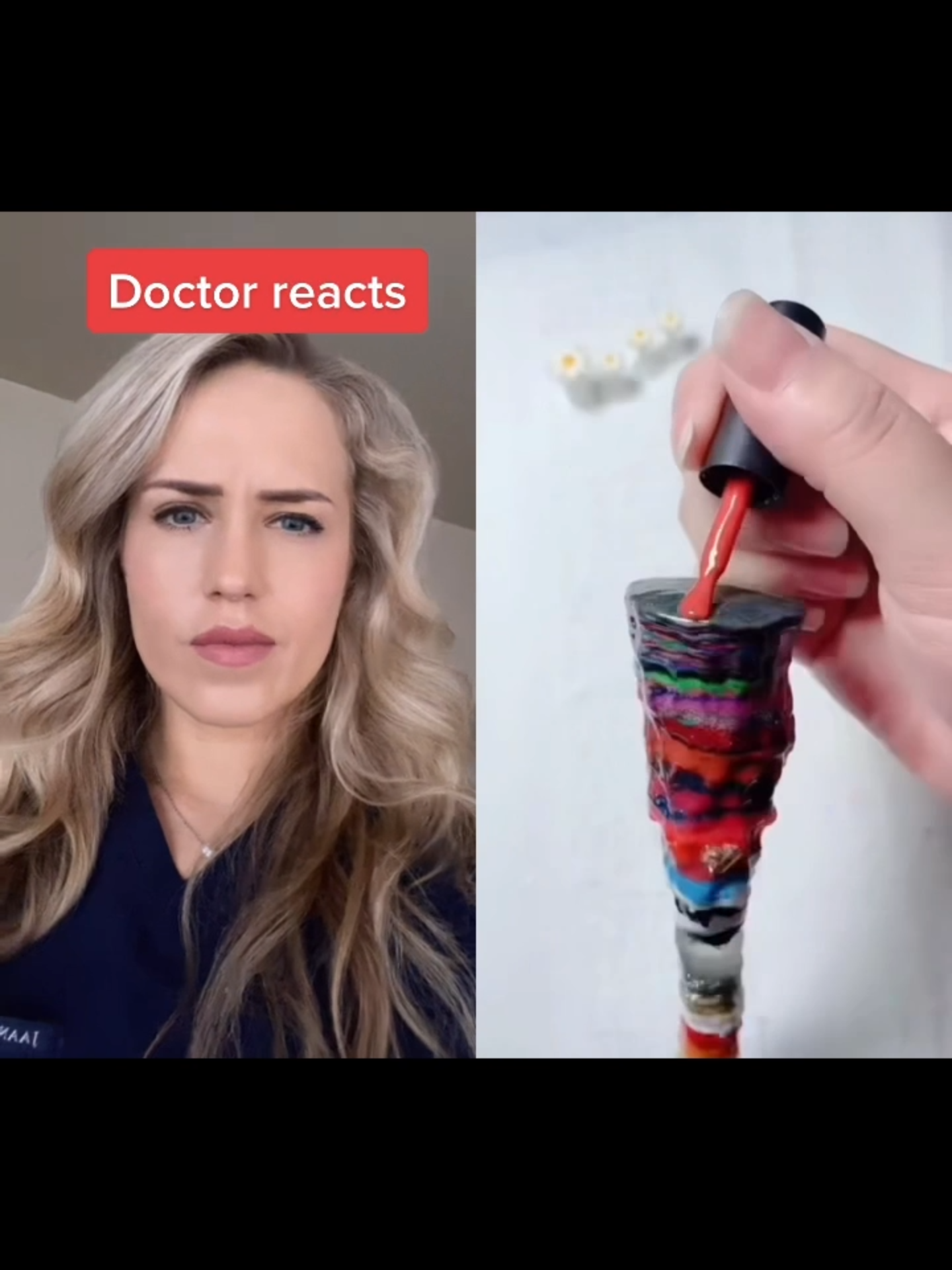 This is COMMITMENT 😅 #pedicure #nailpolish #podiatrist #nailart