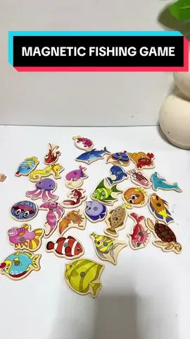 Geetoy educational toys wooden magnetic fishing game toy #toys #magnetictoys #fishingtoy #playpretend #educationaltoy @Geetoy 