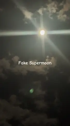 #fypシ #Supermoon #fakemoon #ufo 