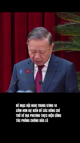 Tổng Bí thư Tô Lâm phát biểu bế mạc hội nghị Trung ương 14