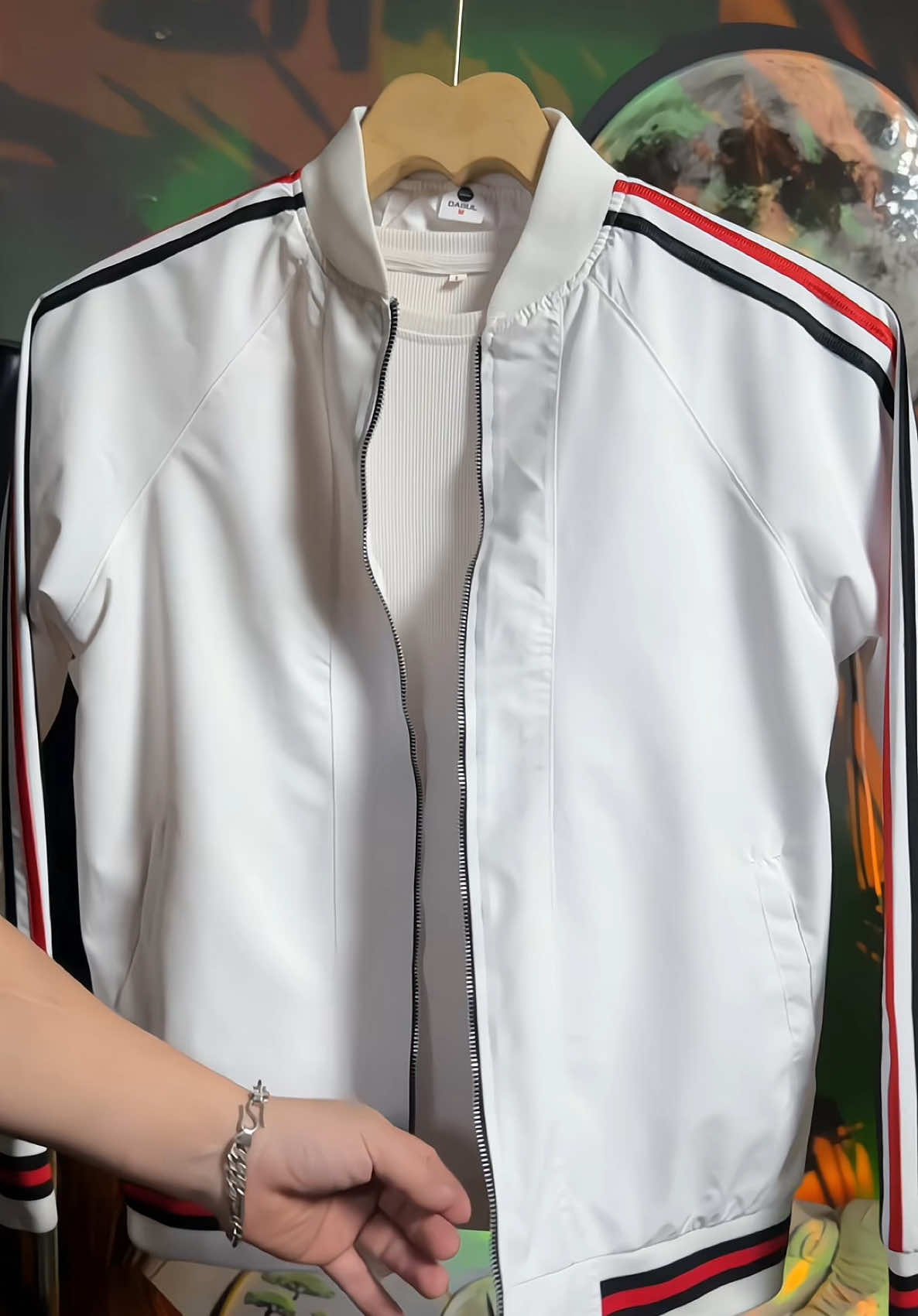 Áo khoác nam nữ gió Bomber DAGUL trơn 2 lớp - phối viền #aokhoacgio #aokhoacbomber #aokhoacnam #aokhoac #xuhuong 