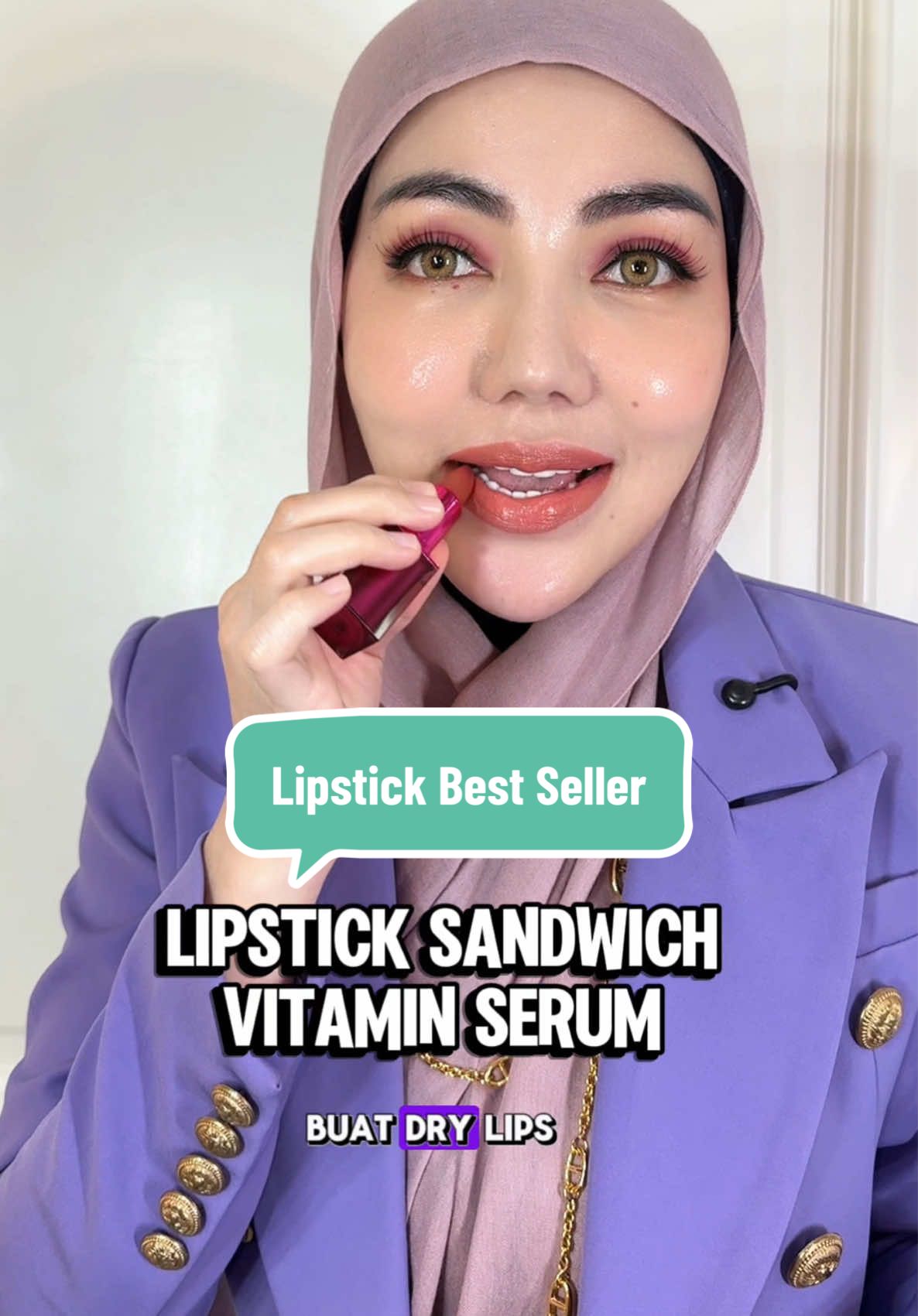 Lipstick paling laris tinggal sisa 3 shade yang ready, coba 1 dlu pasti kamu bakal jatuh cinta sama tekstur dan warnanya😍  #dabebeaute #ownerdabebeaute #bellashofie_rigan 