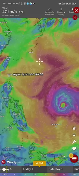 #foryouu #typhoon #supertyphoon #uwan #forecast 