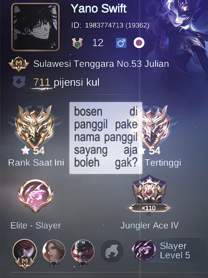 Buka tt dora dora mulu #711_vengeance #mlbb #preset