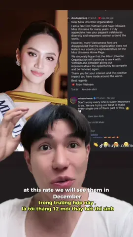 Xin lỗi làm phiền @Miss Universe  xíu 🇻🇳💁‍♂️🇹🇭🤣 đã lên hình chị iu @HƯƠNG GIANG 