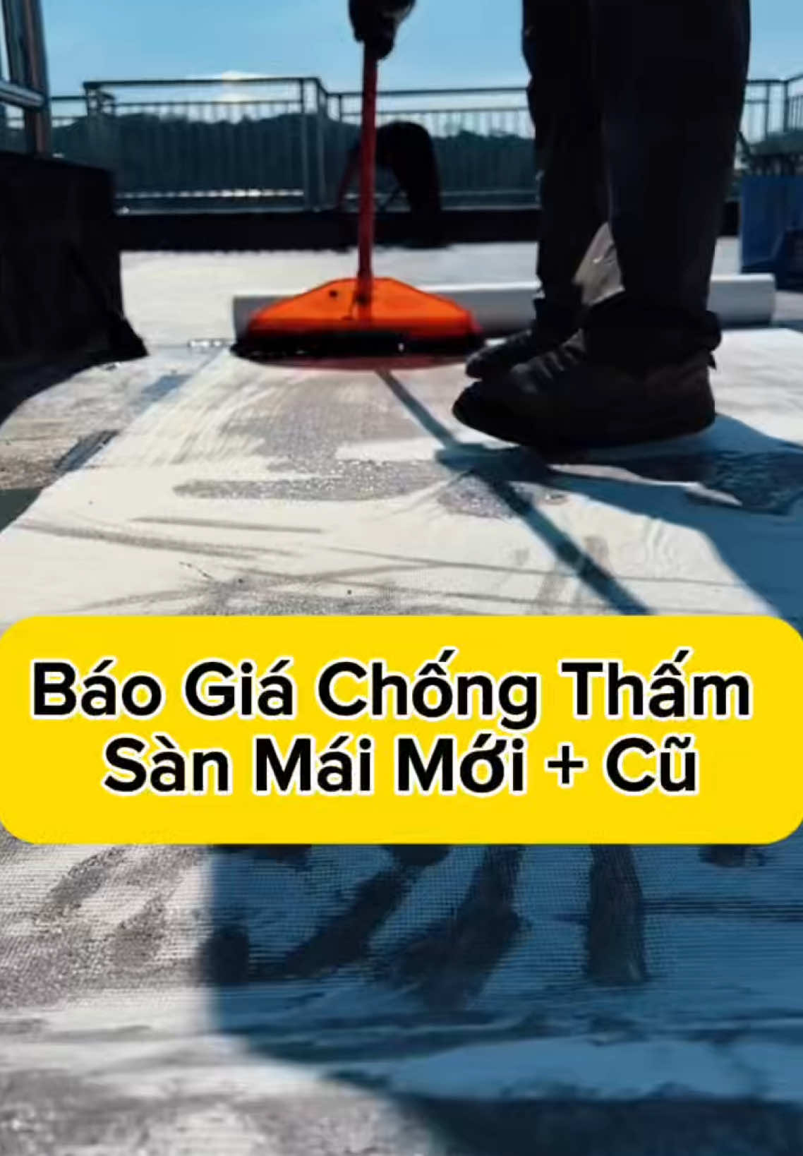 Báo Giá Thi Công chống thấm Sàn Mái Cũ - Mới #Siêuthichongthambaolinh #chongtham #sonnuoc #thạchcao #xaydung  