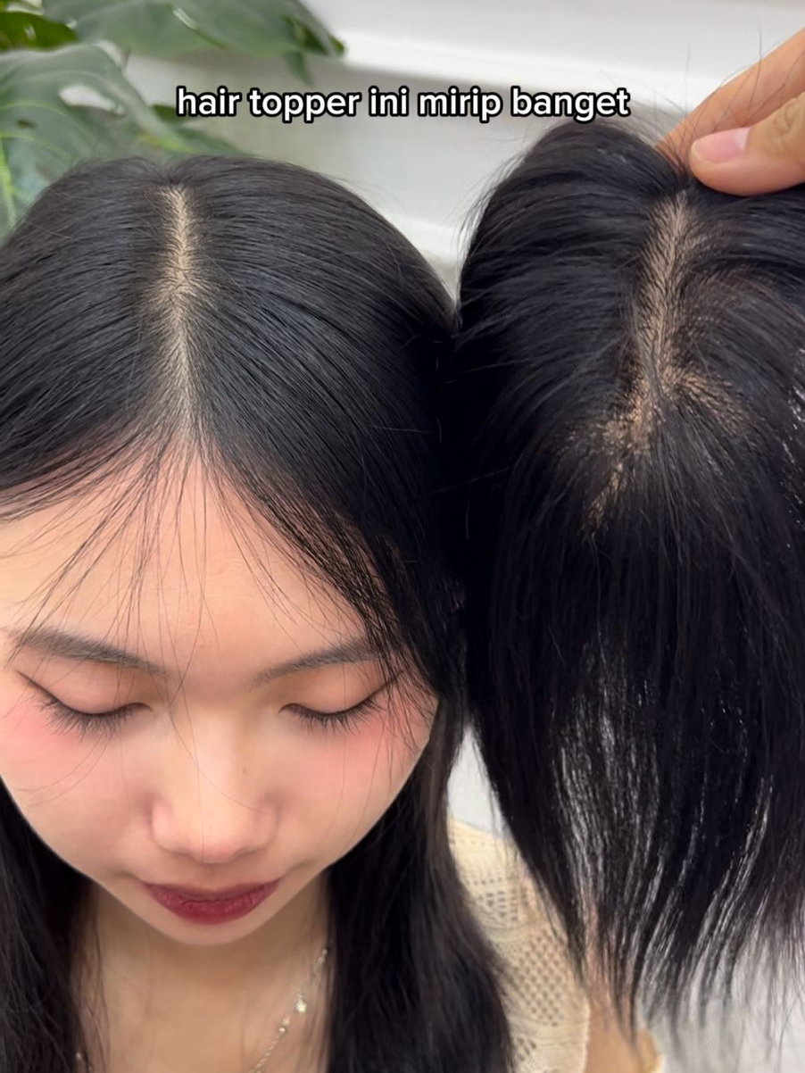 Cus co keburu abis!! #fyppppppppppppppppppppppp #rambutpalsu #fyp #sissyclip #hairtopper #WearYourConfidence #InstanElegantHair #fy