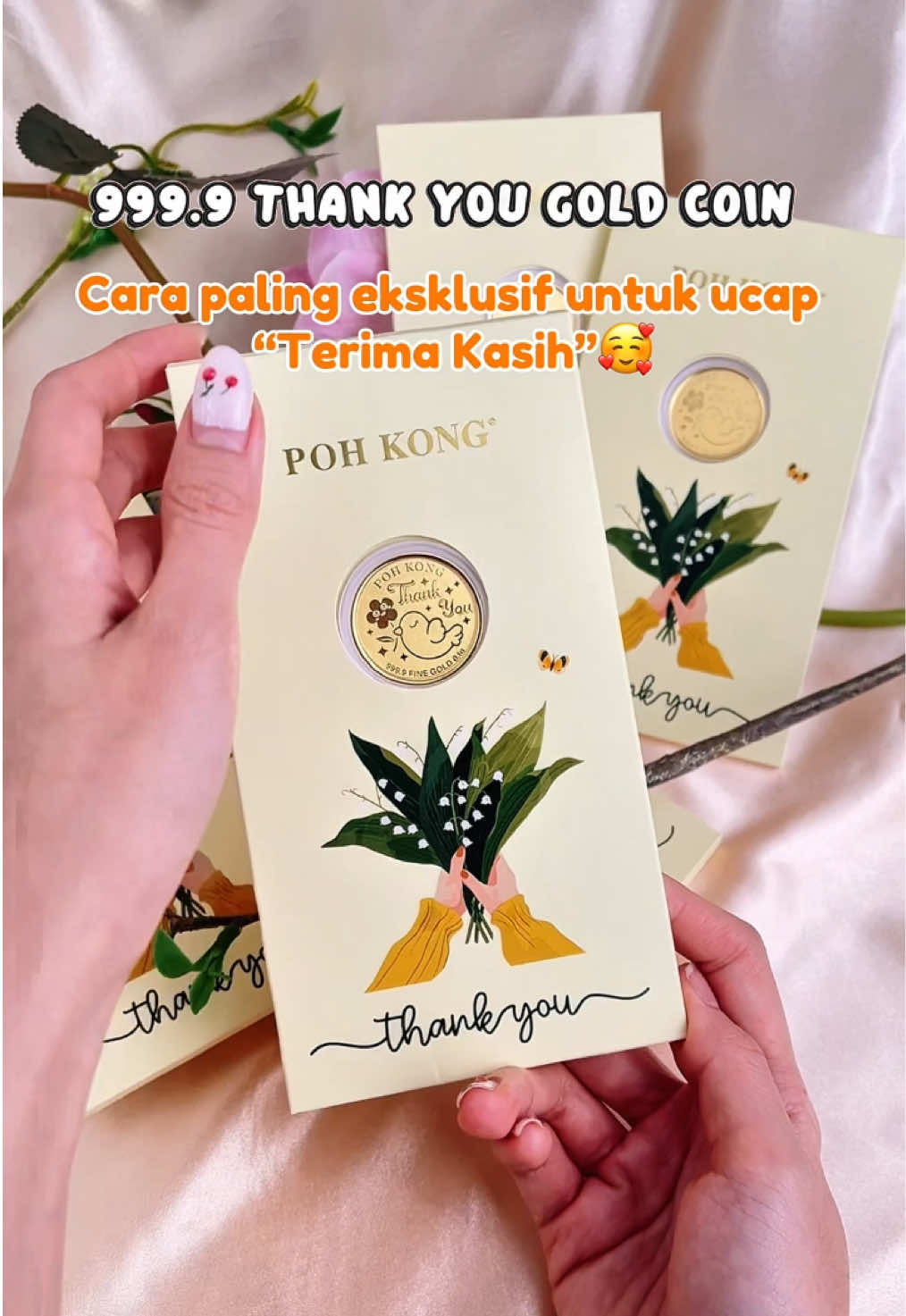 Cara paling eksklusif untuk ucap “Terima Kasih”🥰 #pohkong #pohkongmy #giftofjoy #tiktokmakemefashion #jewellerytimeless 