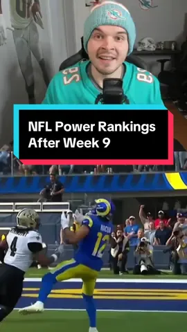 NFL Power Rankings After Week 9 #nfl #nfltrending #nflviral #nflfootball #rankings 