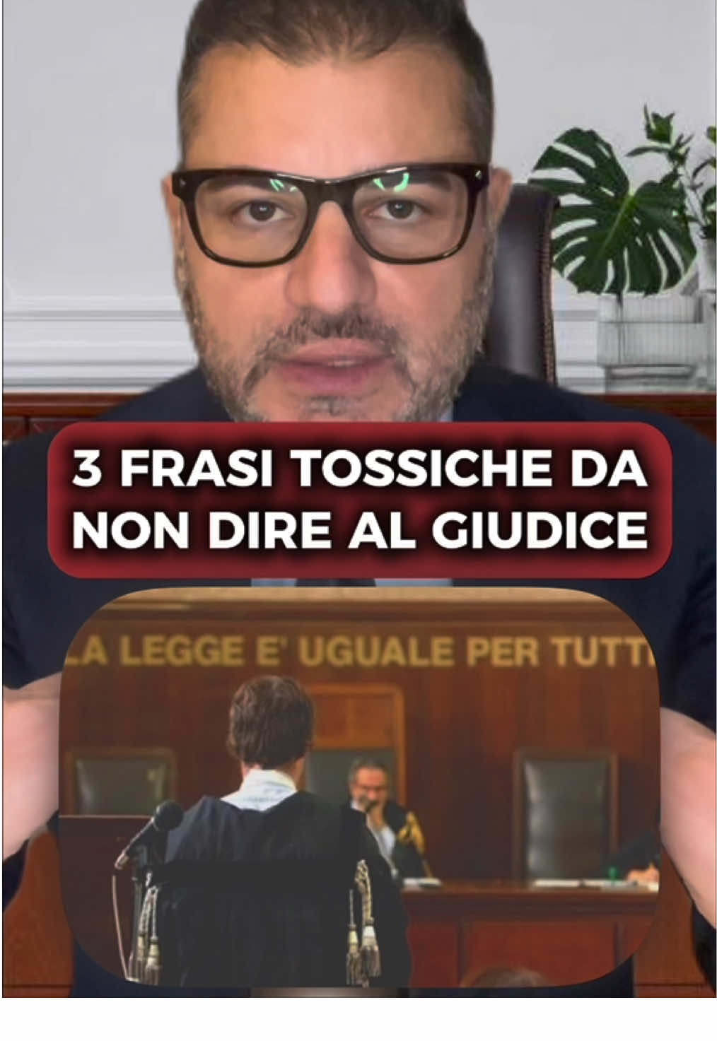Tre Frasi Tossiche Da Non Dire Al Giudice! In questo video parliamo di tre espressioni che, se pronunciate in aula, possono compromettere la tua posizione più di quanto immagini. Molte persone, spinte dall’emotività o dalla convinzione di avere ragione, finiscono per dire frasi che minano la loro credibilità davanti al giudice. Capire quali evitare è fondamentale per non peggiorare la propria situazione. Vediamo insieme perché queste affermazioni sono così rischiose e come puoi comunicare in modo più efficace e professionale in tribunale. Se Vuoi Approfondire Questo Aspetto Vai Sul Mio Canale YouTube. Ho Fatto Un Video Completo Su Questo Tema. #avvocatopenalista #avvocatopenalistamilano #tribunale #errorilegali #credibilità