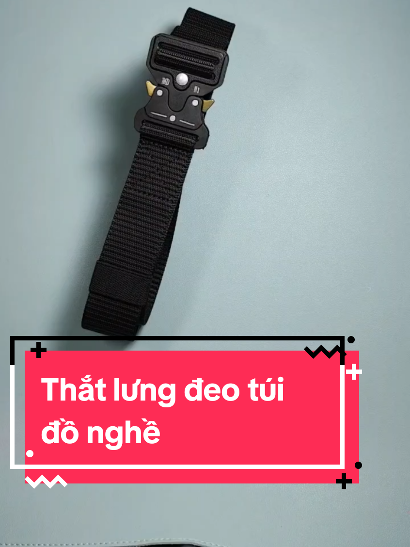 Thắt lưng đeo túi đồ nghề cực chắc. #fyp #phukien #dungcutienich #thatlung #thatlungnam 