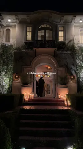 celebrating the festive season with @Aesop this evening 🫶🏽 • •  #losangeleslife #aesop #skincareroutine #holidayparty #cozyvibes 