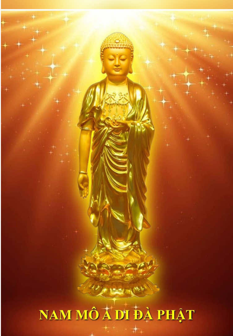 Pháp môn niệm Phật chính là chuyển biến cái tâm thể của chúng sinh. Bằng cách không để cho tâm thể ấy duyên với vọng niệm, với lục trần là sắc, thinh, hương, vị, xúc, pháp, với huyễn cảnh, với kiến chấp, với mong cầu, với thức phân biệt v.v… mà chỉ đem tâm thể ấy duyên mãi với danh hiệu Nam-mô A Di Đà Phật (Giới). Không bao lâu người niệm Phật tự nhiên đi vào chỗ vắng lặng, sáng suốt, an lạc, cảm ứng với nguyện lực của Đức Phật A Di Đà, thấy mình sinh vào cõi nước Cực lạc, thân mình ngồi trên tòa sen báu, nghe Phật và Bồ-tát nói pháp, hoặc thấy Phật lấy tay xoa đảnh (Định). Ngay nơi niệm Phật tam muội này mà thể nhập Tự tánh Di Đà, tuệ giác bùng vỡ mà thành tựu giải thoát tối hậu (Tuệ). Nam mô A Di Đà Phật #nammoadidaphat#adidaphat#phatphapnhiemmau#xuhuong2024tiktok❤️🌈✔️🤟🤟🤟story#xuhuongtiktok