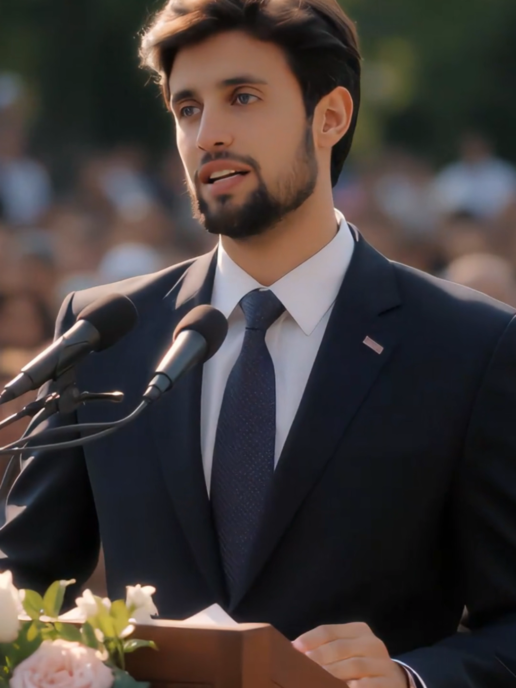 Ai Political Leader Effect . . Ai Political Leader speech effect is full trending on Tiktok. This video is about how to use this trending effect. . . #tropytech #aipoliticalleadereffect #trending #effect #trendingvideo 