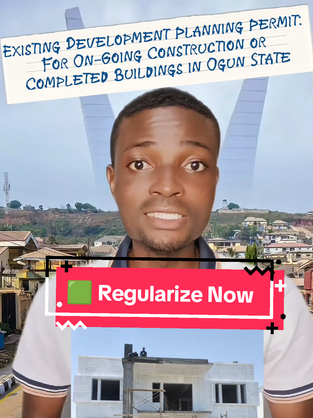 If your building in Ogun State was completed without planning approval, it’s not too late to make it right.Apply for your Existing Development Planning Permit through OGPDPA and enjoy peace of mind knowing your property is legally secured. #buildrightwithphilip  #OgunState #OGPDPA #PlanningPermit #ExistingDevelopment  