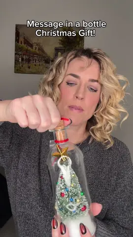 A meaningful gift and a memory that lasts forever! #christmasgift #christmasgiftideas #messageinabottle 